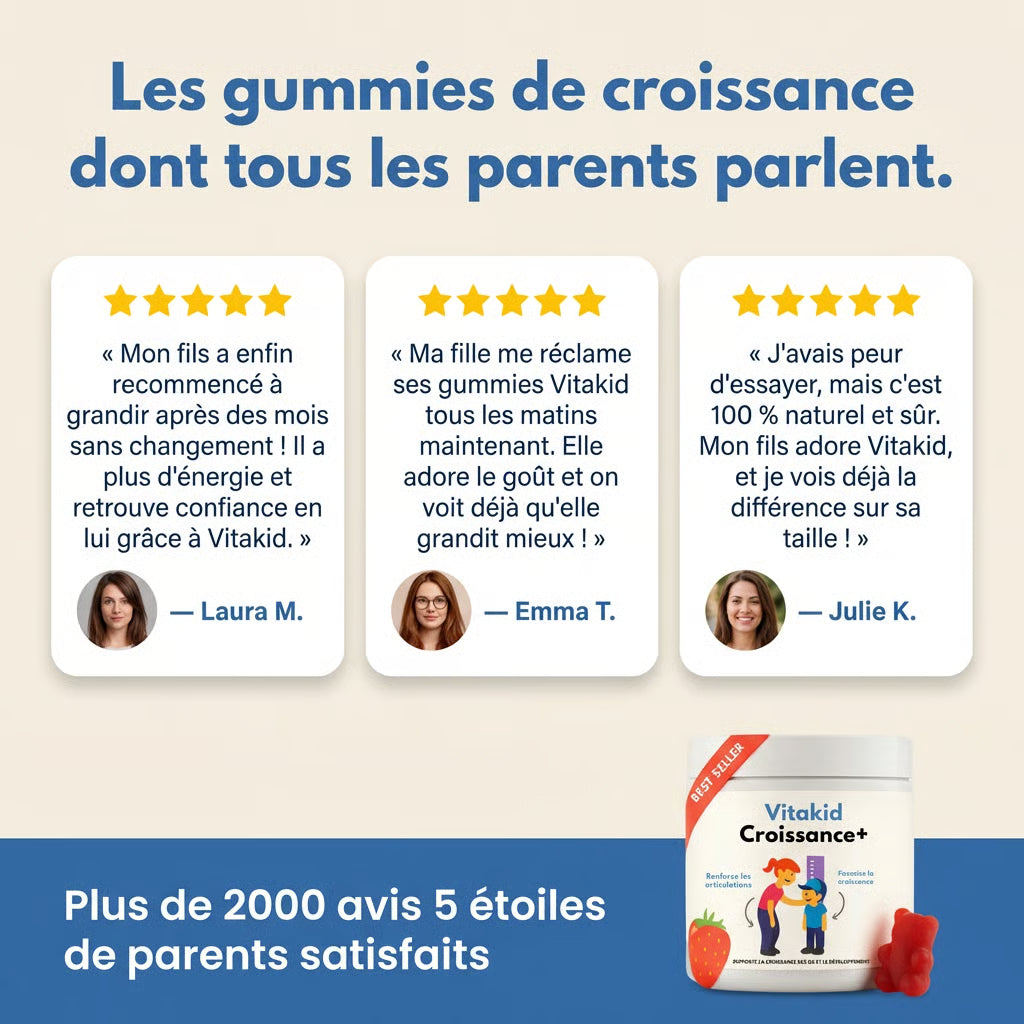 Gummies Croissance+